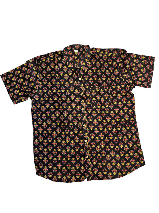 Southloom Jaipur Pure Cotton Printed Shirt For Men (4XL)