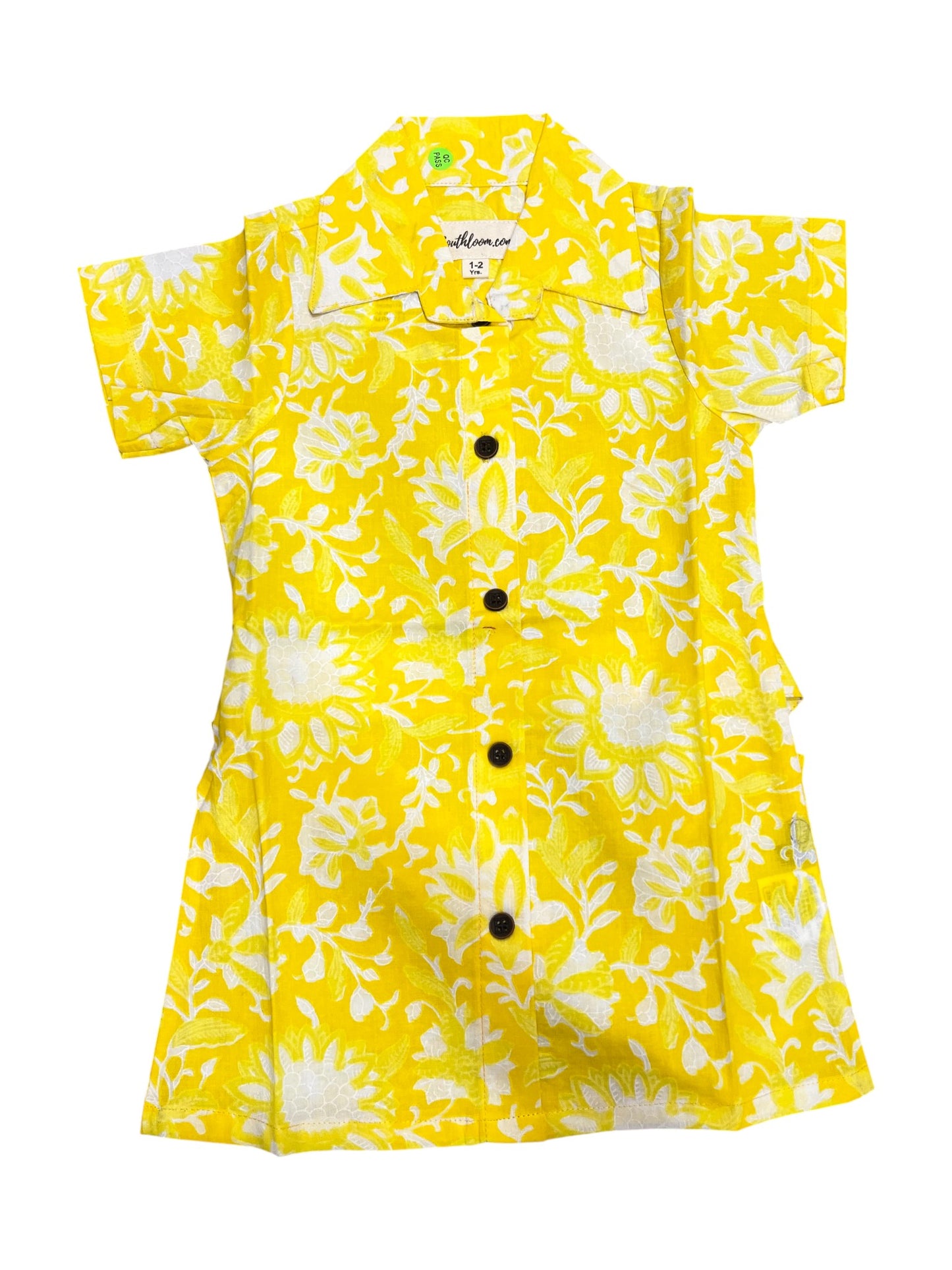 Southloom Pure Cotton Jaipur Printed Frocks for Girls (Age 1-2)