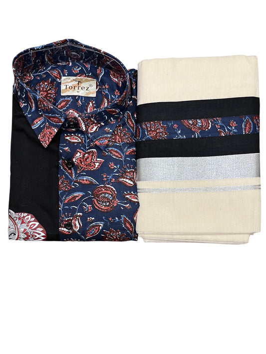 Southloom Stylish & Classy Budget Combo Shirt + Mundu for Men