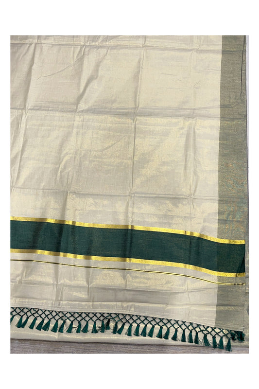 Southloom Kerala Tissue Kasavu Saree