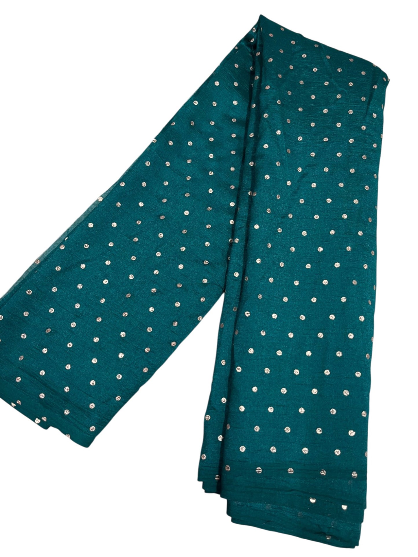 Southloom Desginer Vichithra Silks Saree in Peacock Green