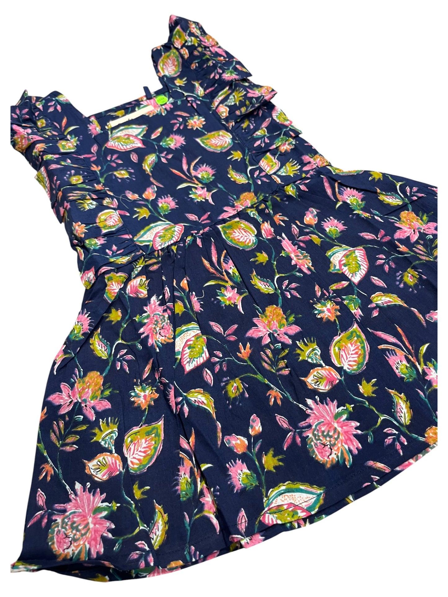 Southloom Pure Cotton Jaipur Printed Frocks for Girls (Age 1-2)