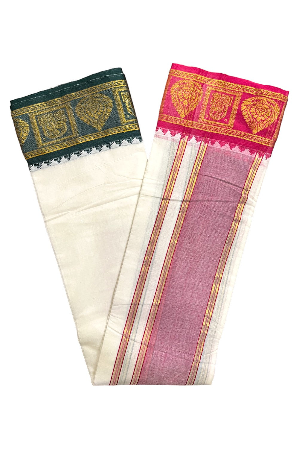 Southloom Pure Cotton Panchakacham with Angavastram (9+5) / Iyer Vesthi