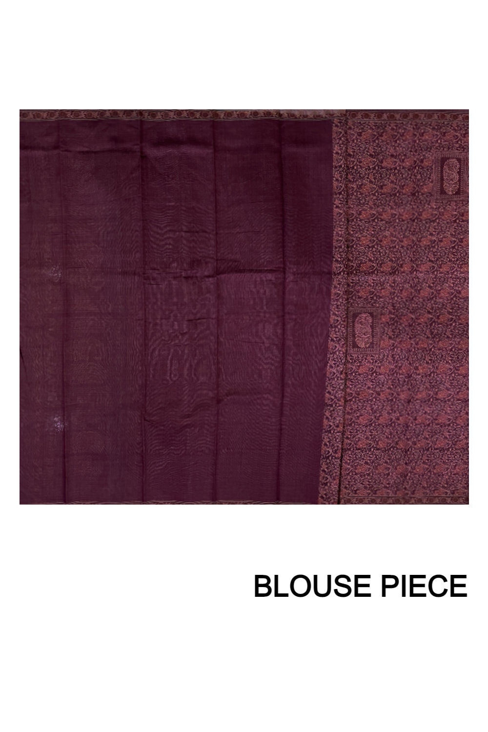 Southloom Art Silk Purple Saree with Floral Prints on Body