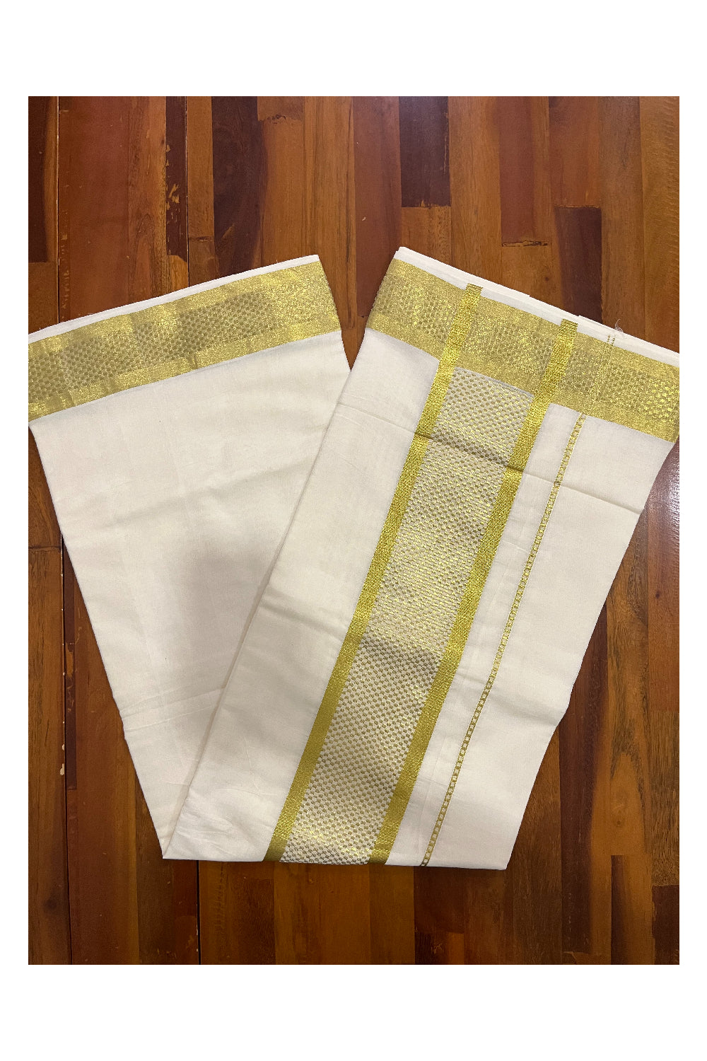 Kerala Pure Cotton Saree with Kasavu Paa Neythu Border