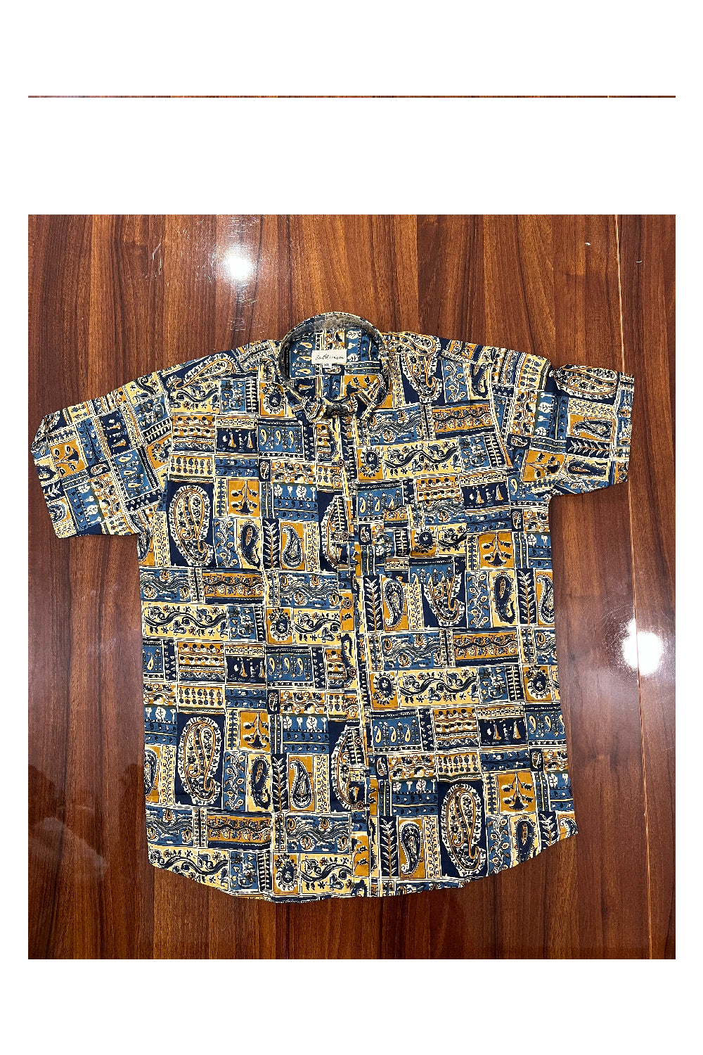 Southloom Jaipur Pure Cotton Printed Shirt For Men (XL)