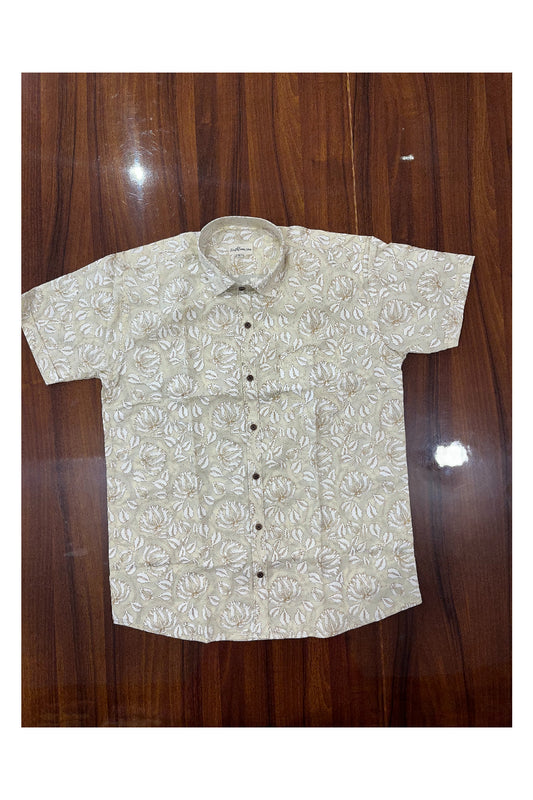 Southloom Jaipur Pure Cotton Printed Shirt For Men (Large)
