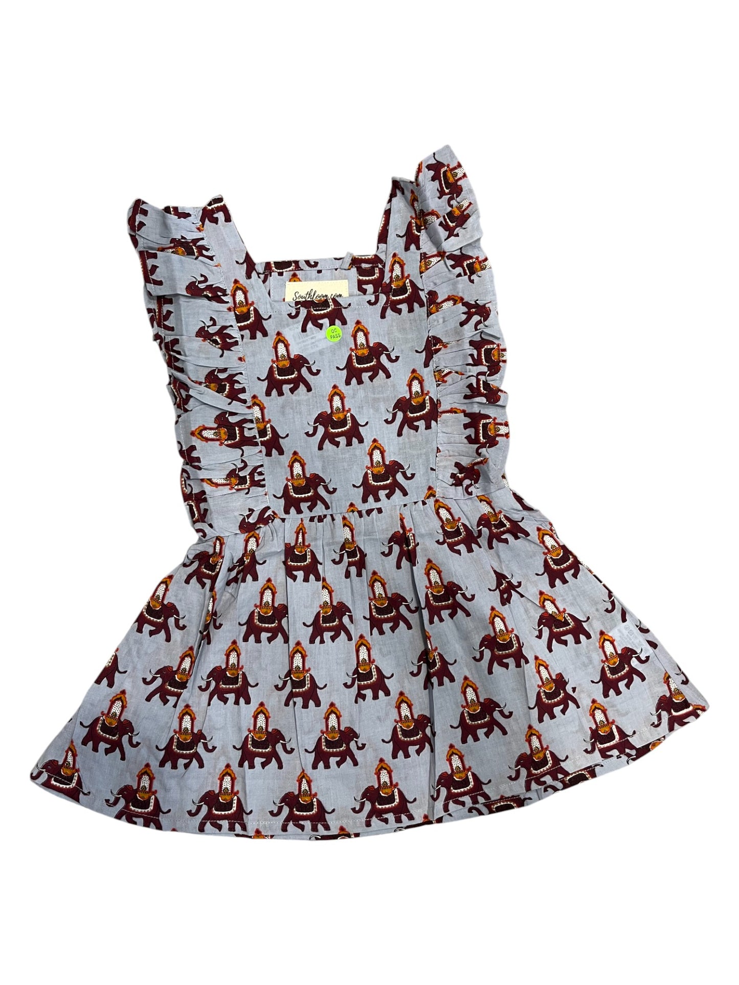 Southloom Pure Cotton Jaipur Printed Frocks for Girls (Age 1-2)