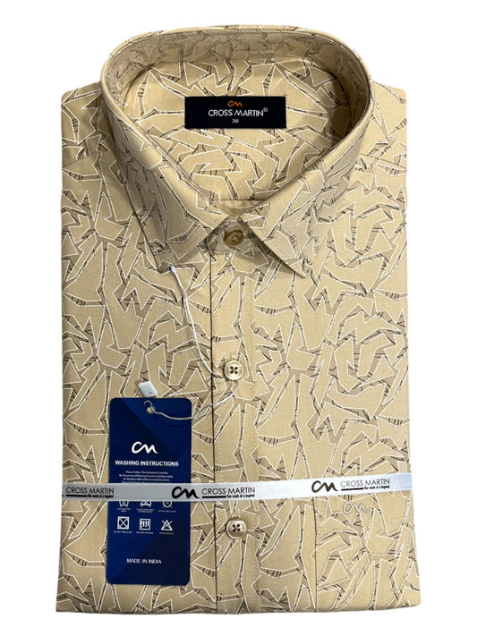Southloom Pure Cotton Printed Shirt (38 FS)