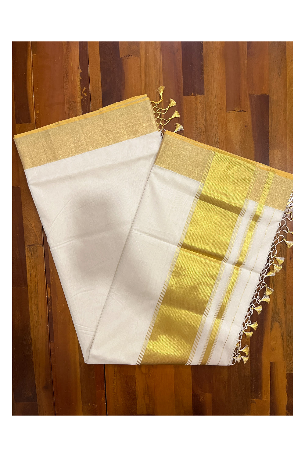 Southloom Super Premium Balaramapuram Unakkupaavu Handloom Saree with 5 Inch Kasavu