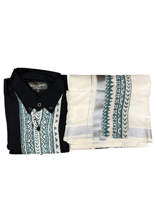 Southloom Stylish & Classy Budget Combo Shirt + Mundu for Men