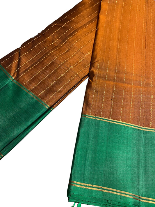 Southloom Pure Handloom Kanchipuram Silk Saree with Butta Work