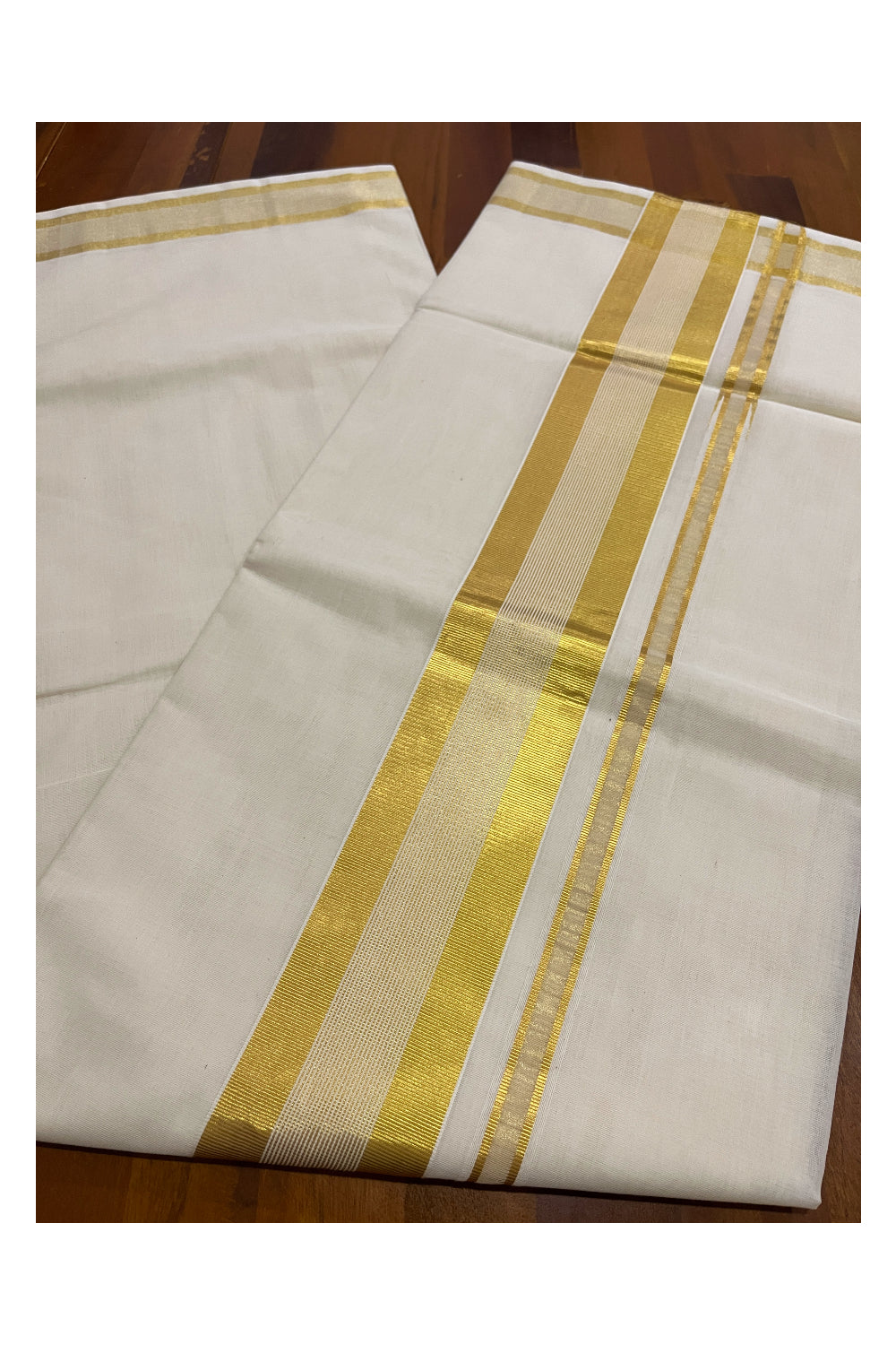 Southloom™ Premium Handloom Kerala Saree with Kasavu Border