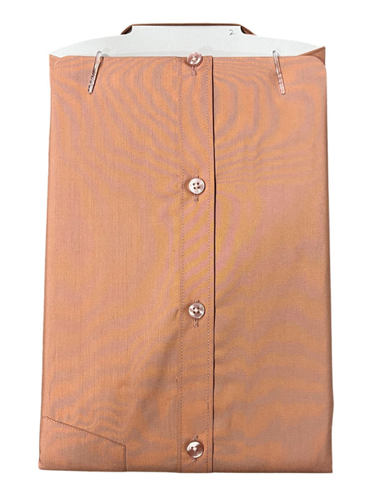 Southloom Pure Cotton Peach Plain Shirt (40 FS)