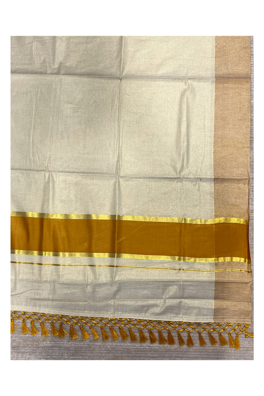 Southloom Kerala Tissue Kasavu Saree