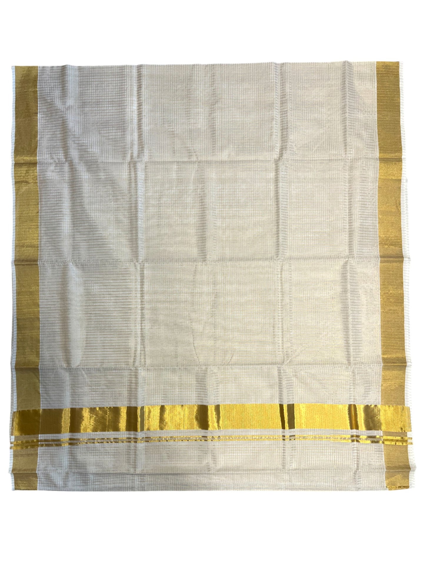 Southloom Super Premium Balaramapuram Unakkupaavu Handloom Cotton Saree with Micro Check Across Body