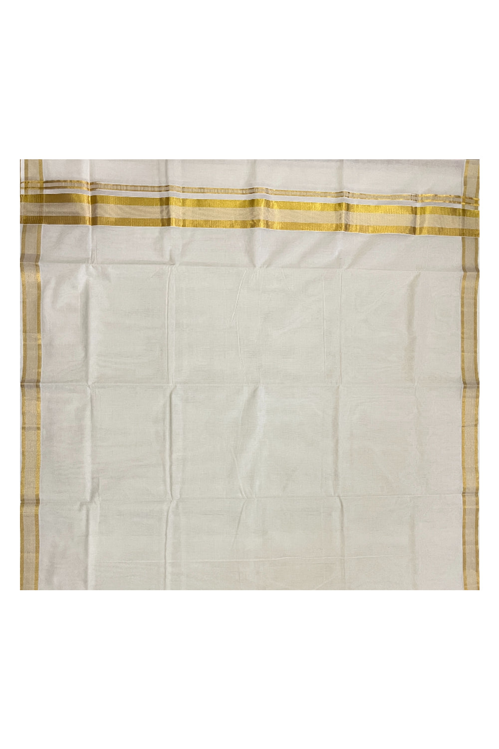 Southloom™ Premium Handloom Kerala Saree with Kasavu Border