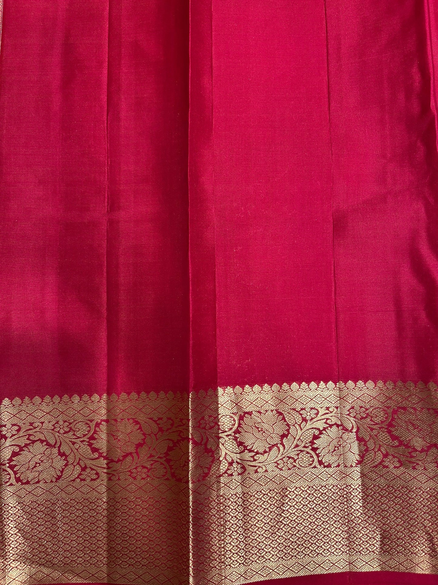 Southloom Pure Handloom Bridal Kanchipuram Silk Saree with Korvai Work
