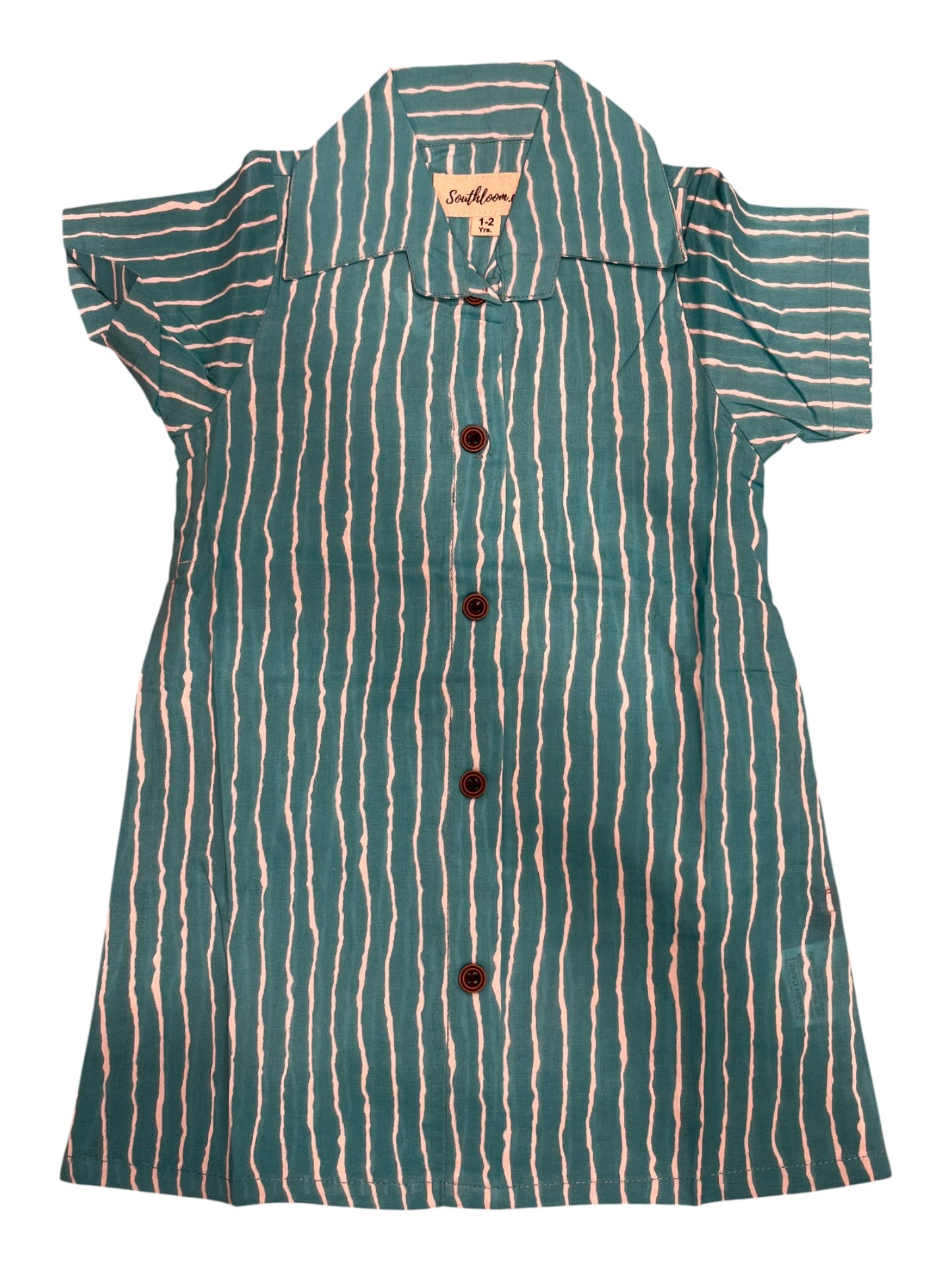 Southloom Pure Cotton Jaipur Printed Frocks for Girls (Age 1-2)