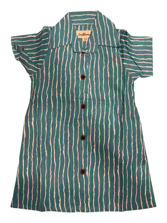 Southloom Pure Cotton Jaipur Printed Frocks for Girls (Age 1-2)