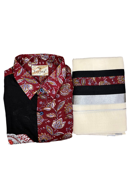 Southloom Stylish & Classy Budget Combo Shirt + Mundu for Men