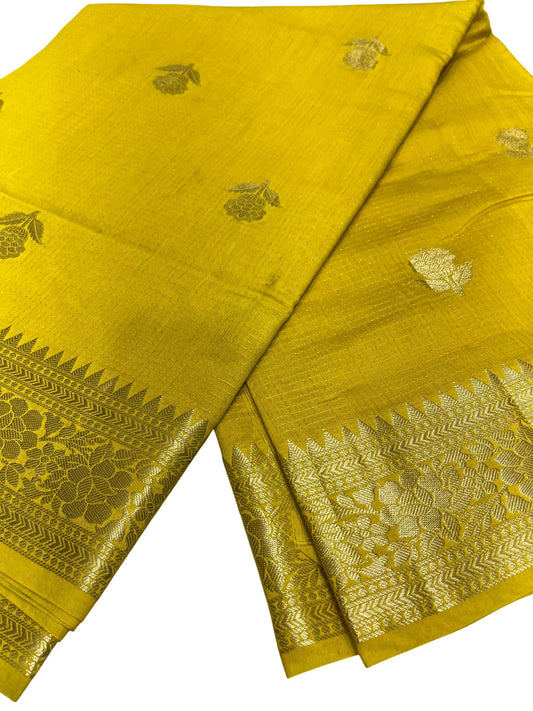 Southloom Georgete Banarasi Silk Saree with Woven Work on Body and Borders