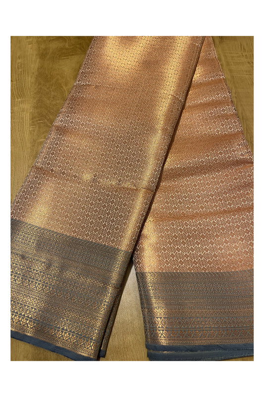 Southloom Premium Semi Silk Zari Work Brocade Saree in Bridal with Matching Pallu
