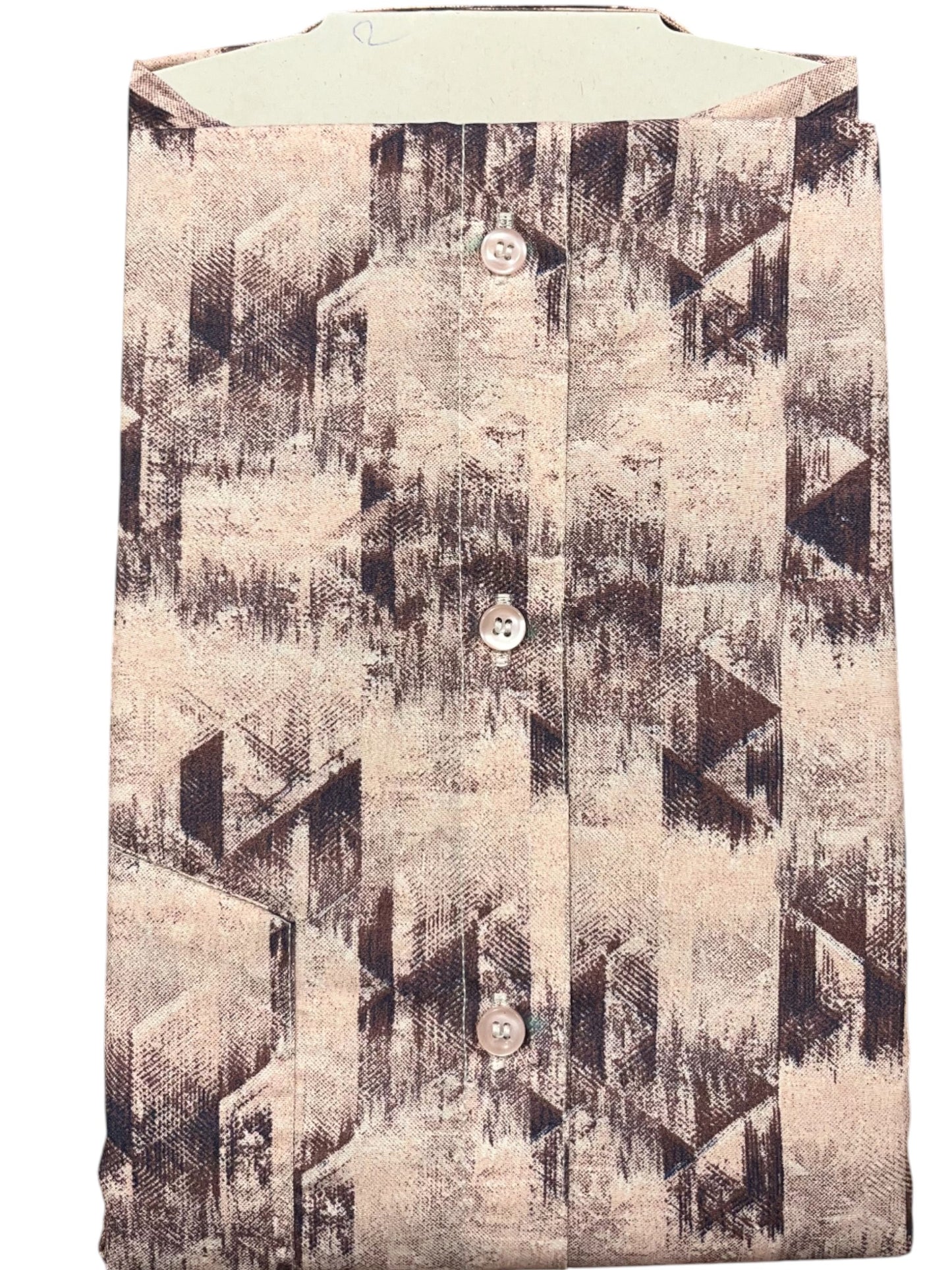 Southloom Pure Cotton Green Printed Shirt (40 FS)