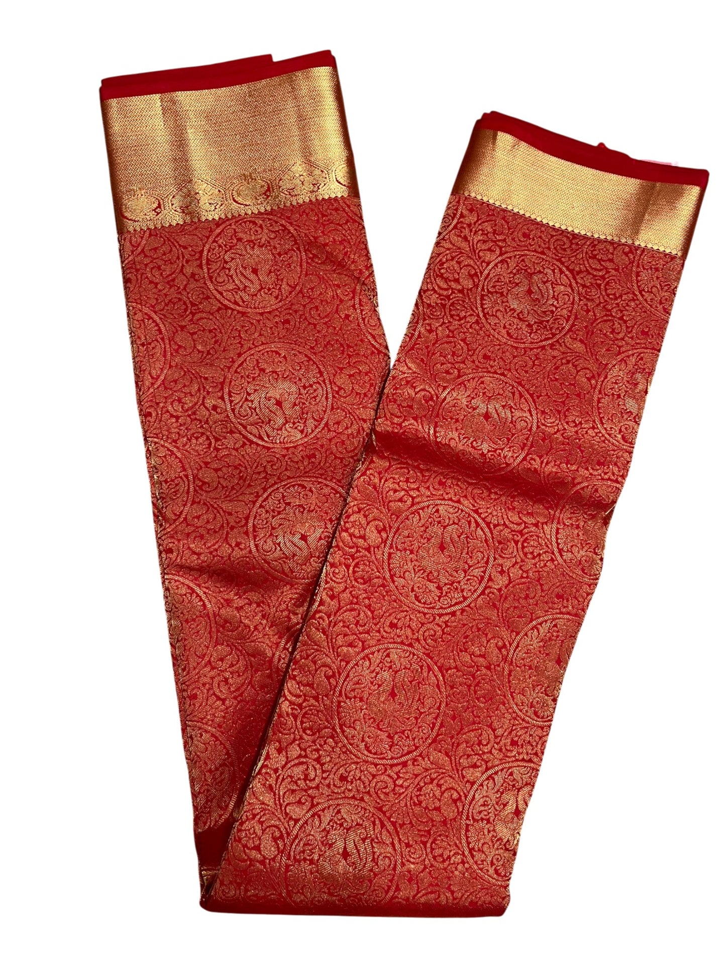 Southloom Pure Handloom Bridal Kanchipuram Silk Saree with Korvai Work