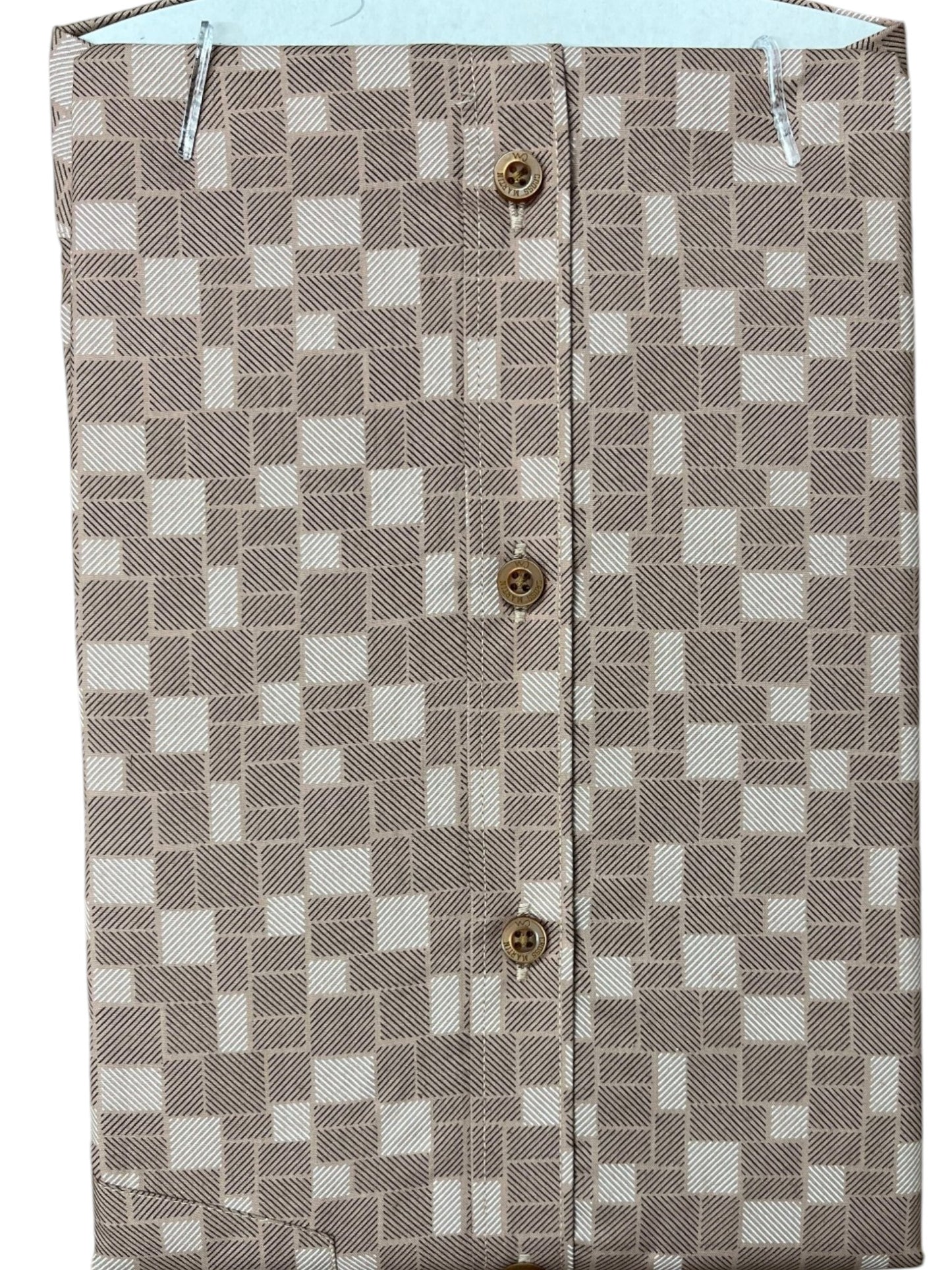 Southloom Pure Cotton Brown Check Shirt SLSHIRT 38 FS