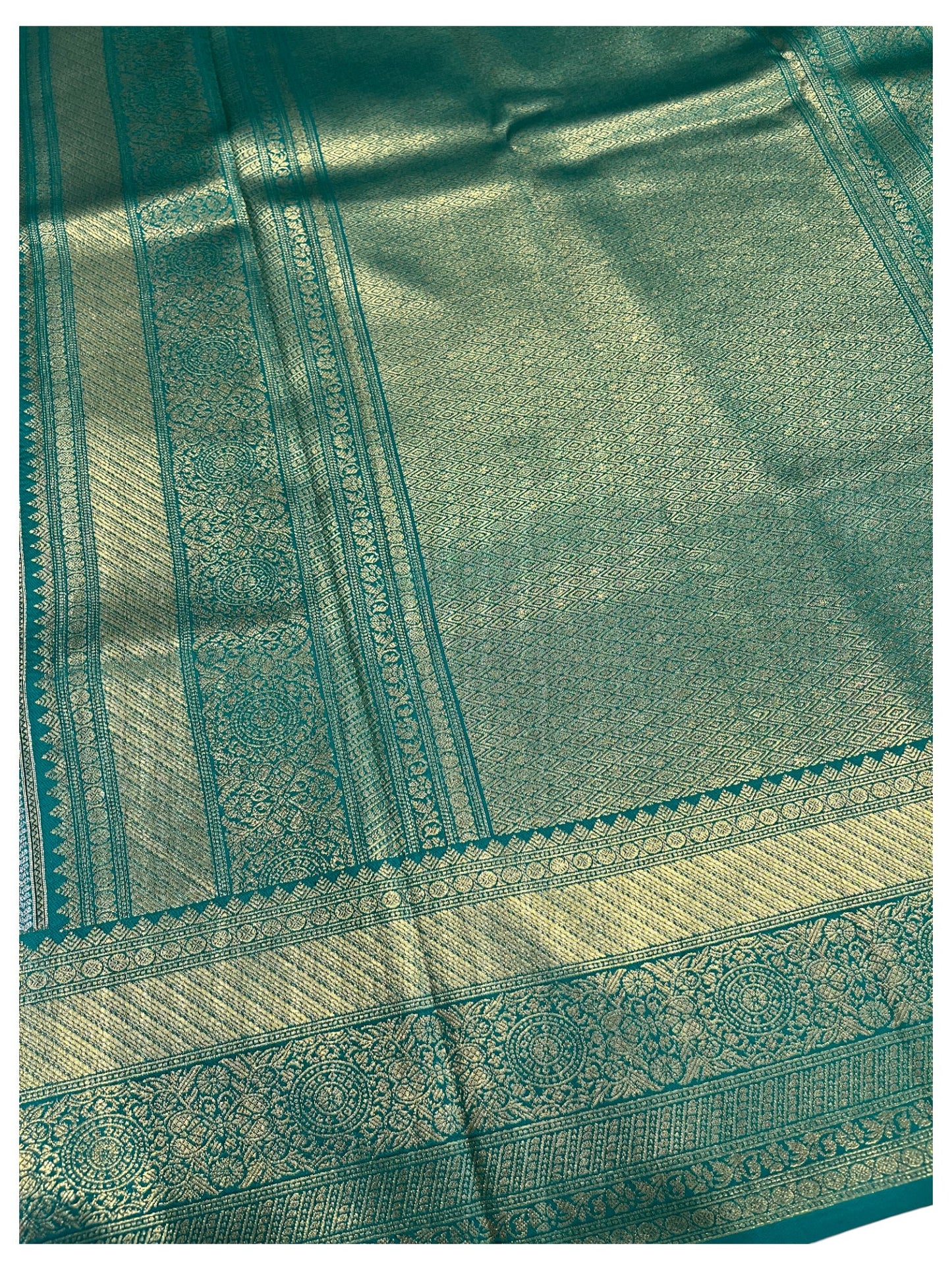 Southloom Semi Silk Saree with Woven Work on Body and Borders
