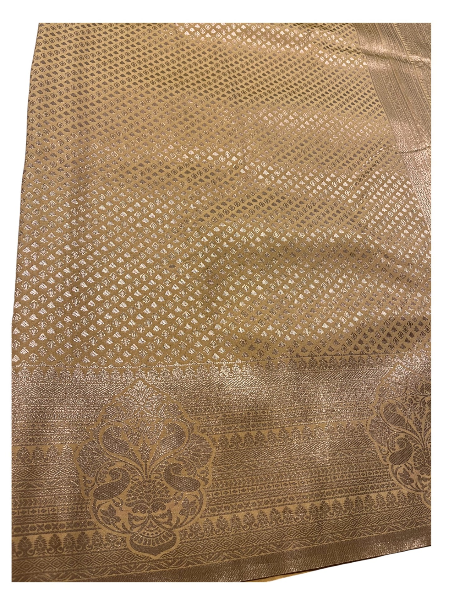 Southloom  Banarasi Silk Saree with Woven Work on Body and Borders