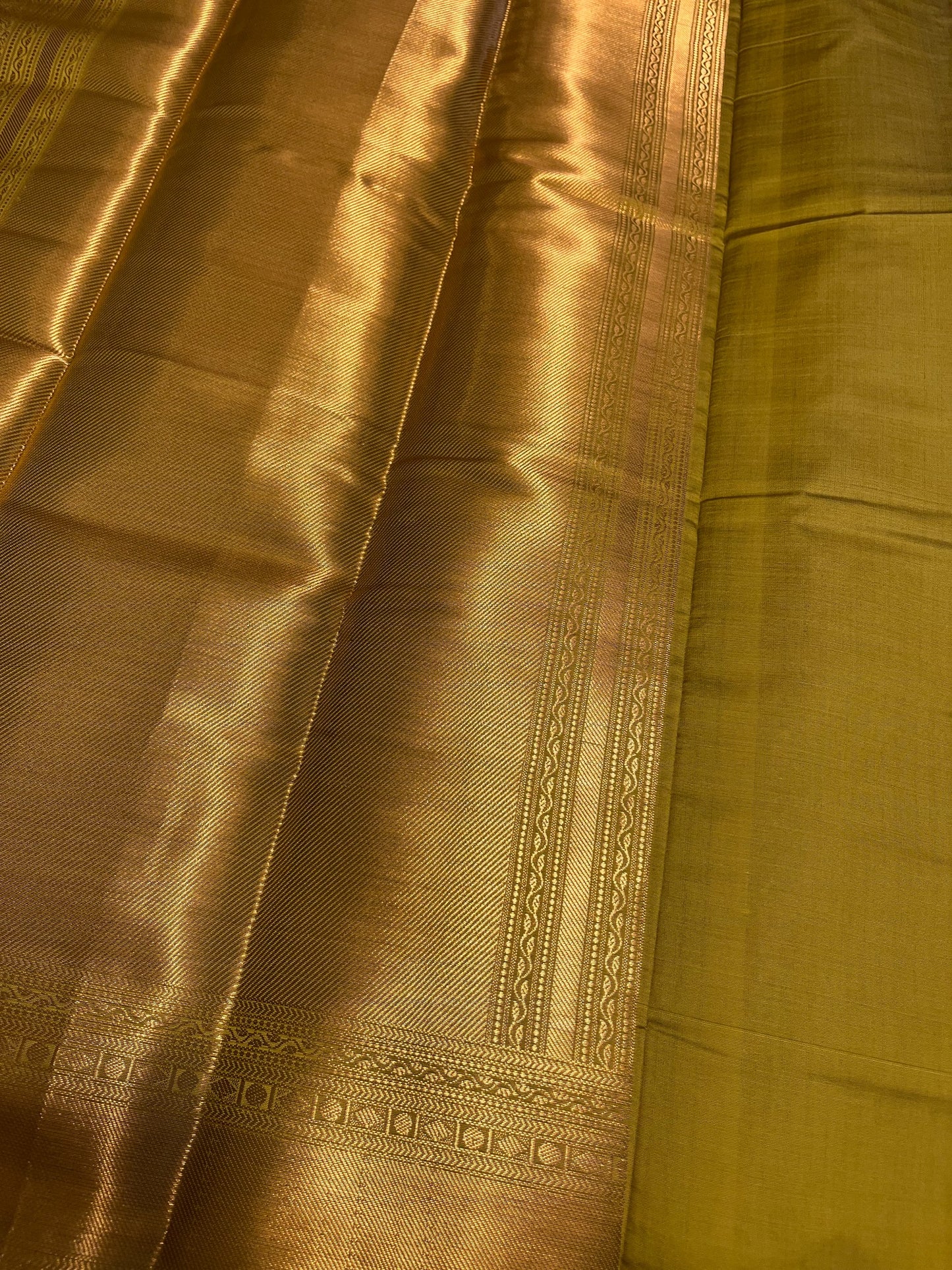 Southloom Premium Semi Silk Zari Work Brocade Saree in Bridal Yellow with Matching Pallu