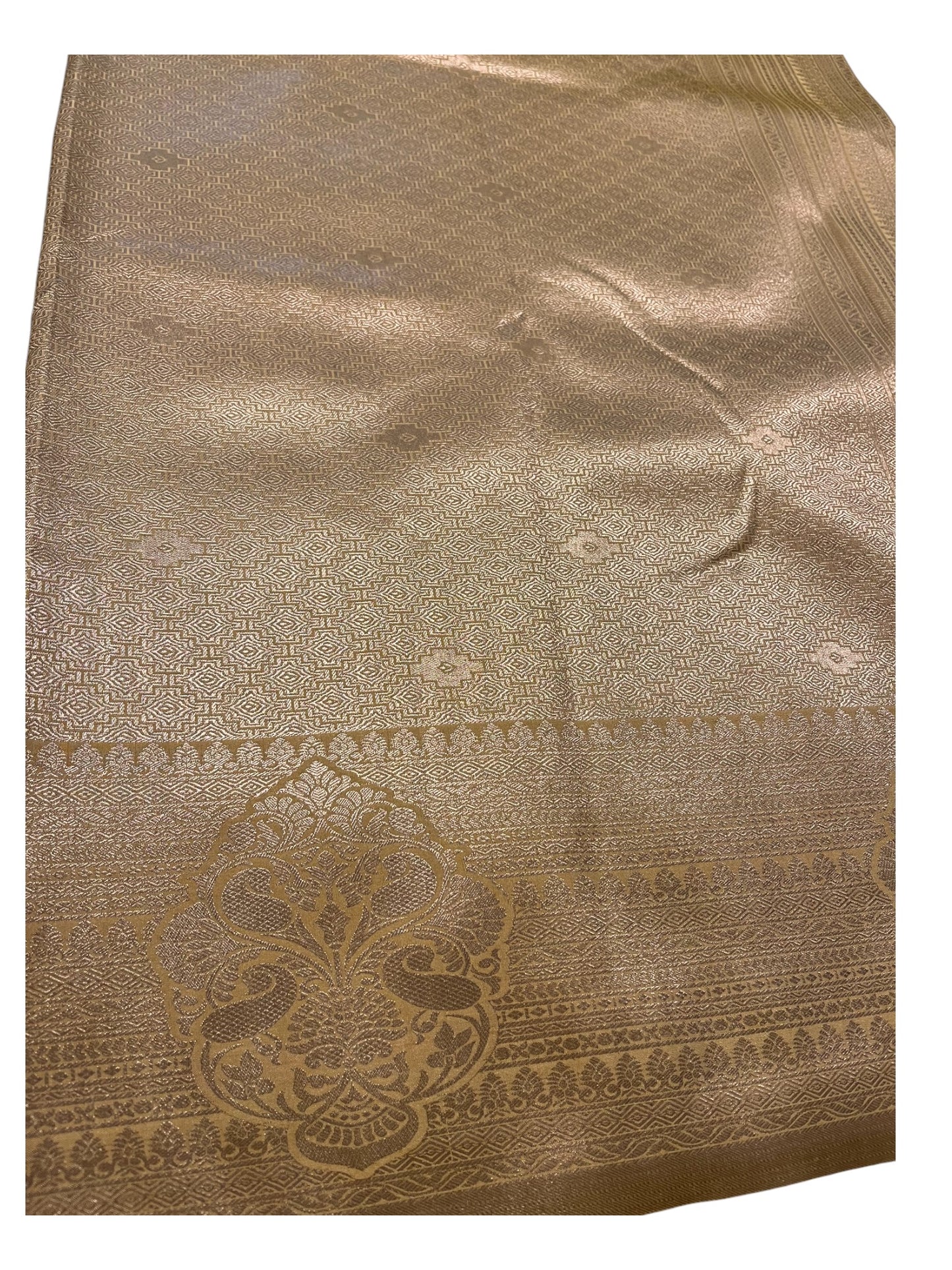 Southloom  Banarasi Silk Saree with Woven Work on Body and Borders