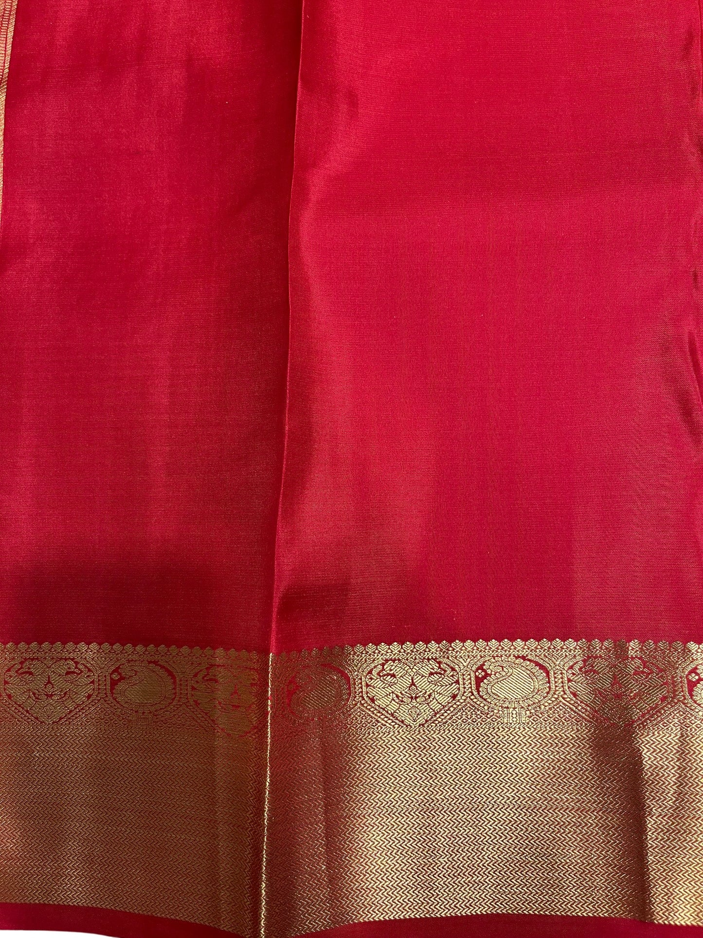 Southloom Pure Handloom Bridal Kanchipuram Silk Saree with Korvai Work