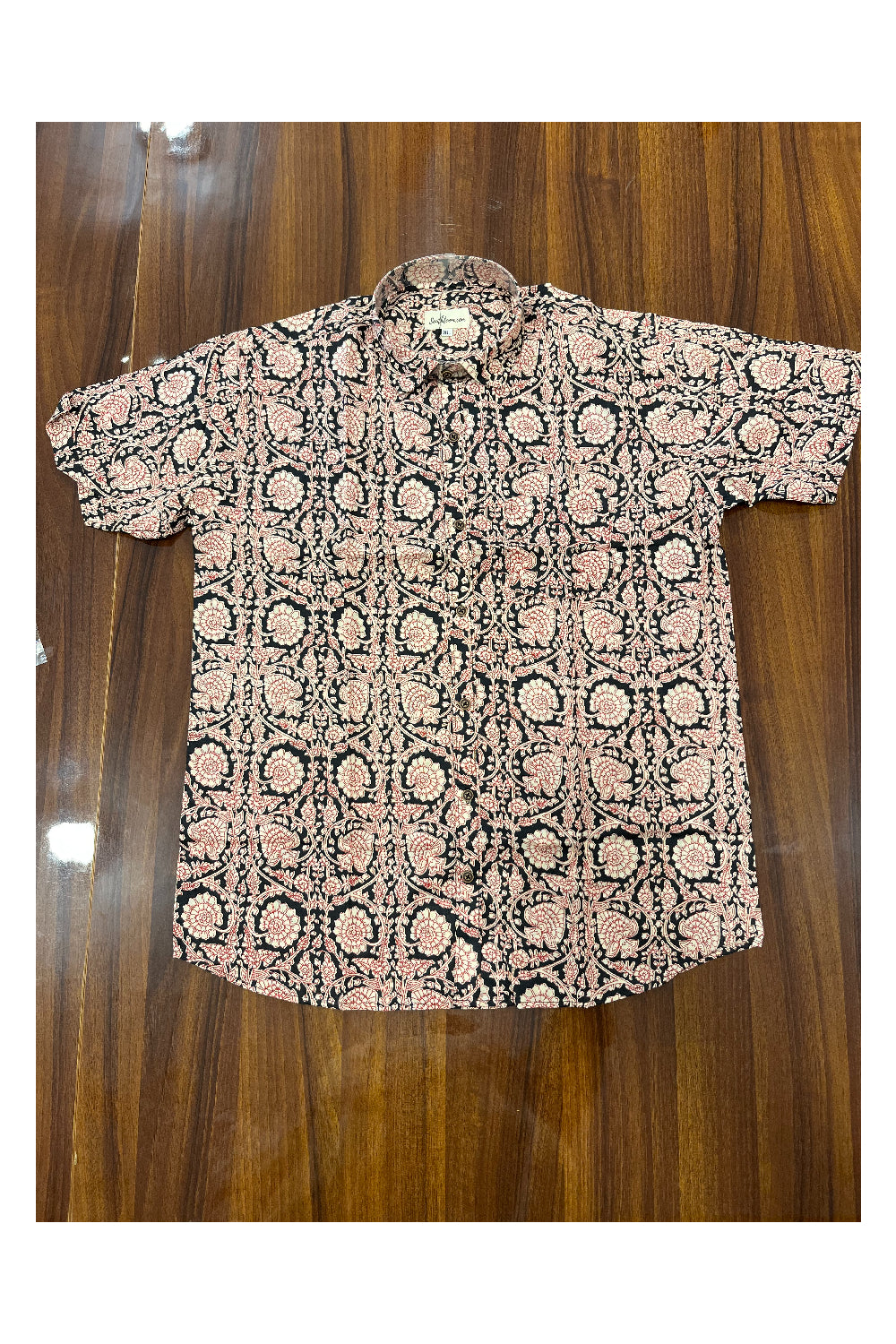 Southloom Jaipur Pure Cotton Printed Shirt For Men (XL)