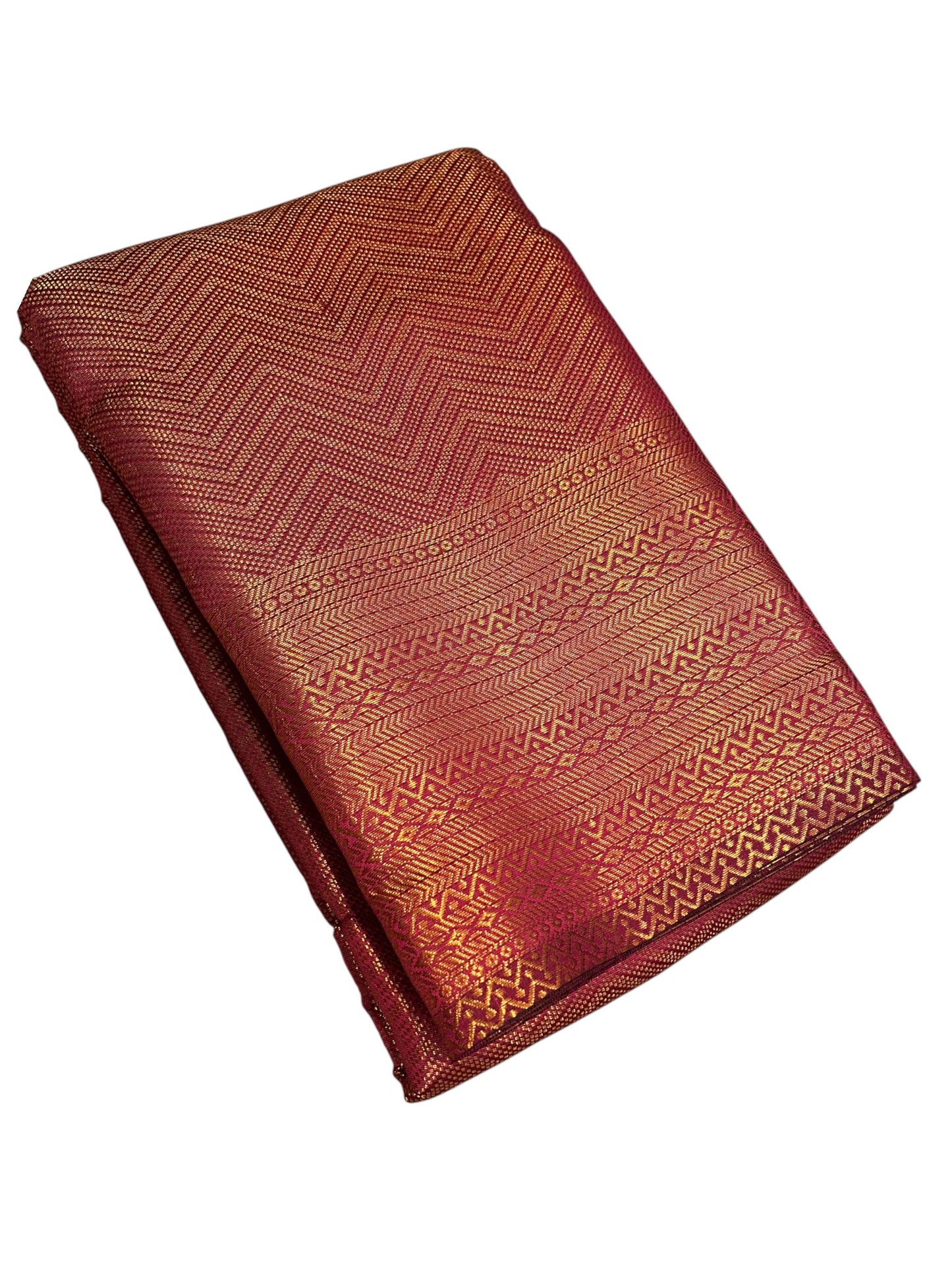 Southloom Premium Semi Silk Zari Work Brocade Saree in Bridal Magenta with Matching Pallu