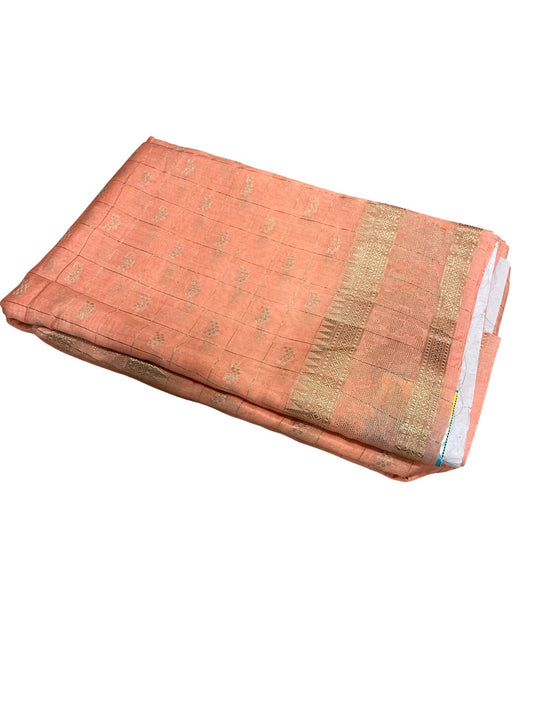Southloom Georgete Banarasi Silk Saree with Woven Work on Body and Borders