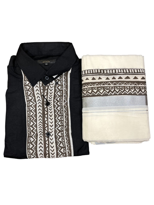 Southloom Stylish & Classy Budget Combo Shirt + Mundu for Men