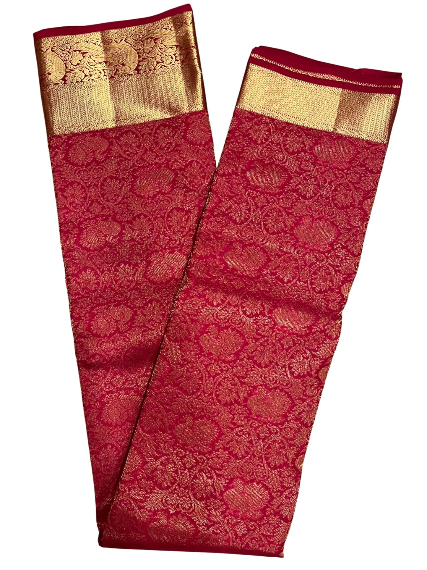 Southloom Pure Handloom Bridal Kanchipuram Silk Saree with Korvai Work