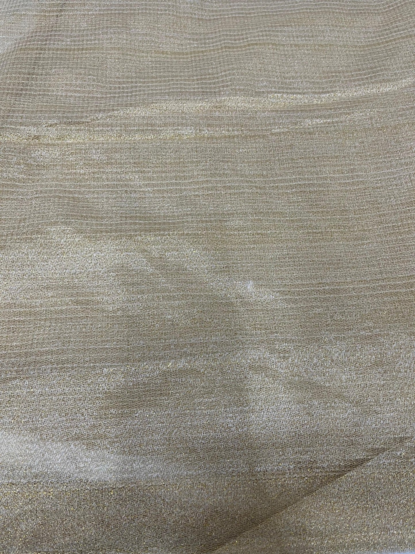 Southloom Chanderi Saree With Golden Zari Work On Body And Borders
