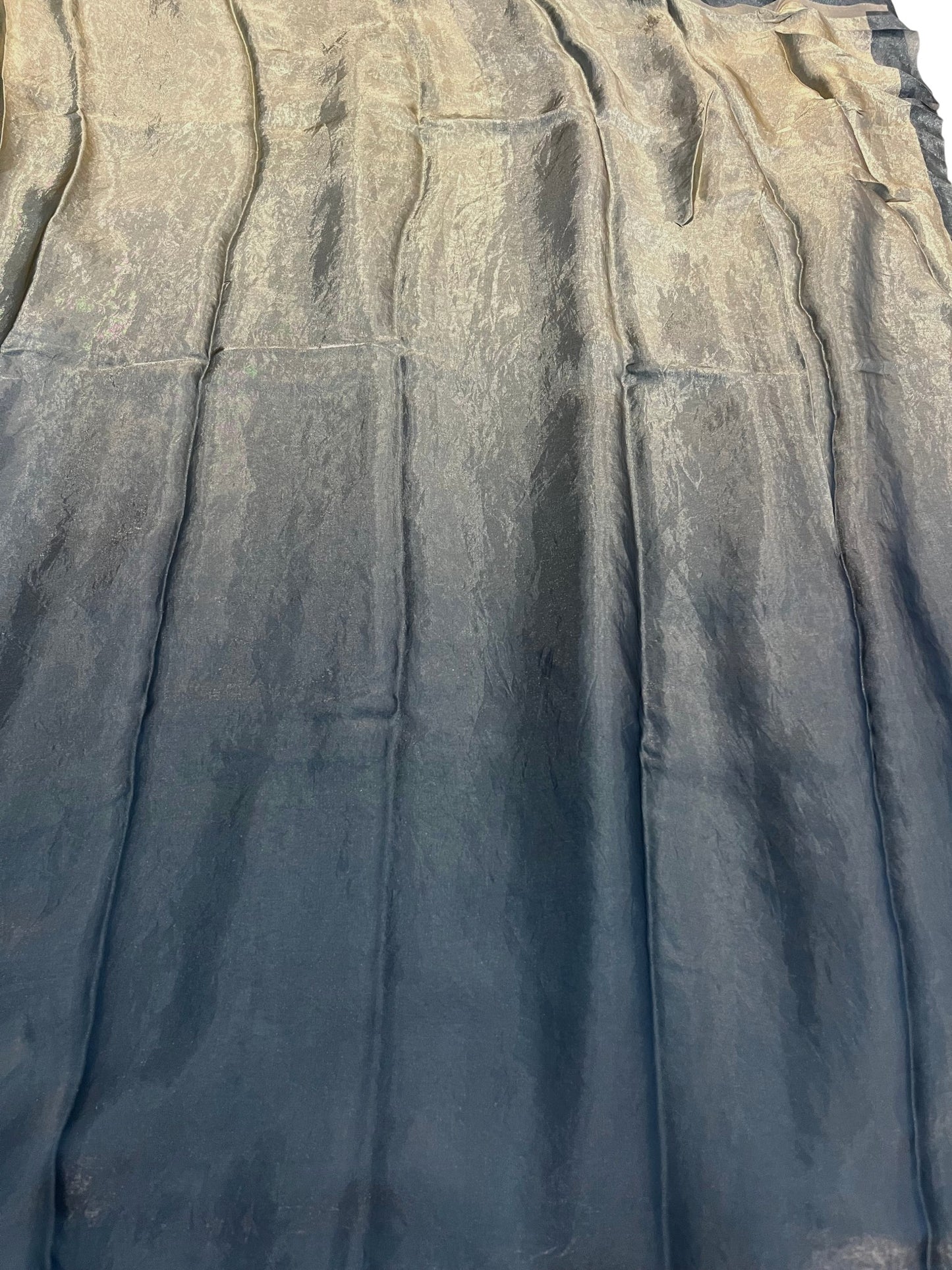 Southloom Tissue Crushed Organza Saree Grey
