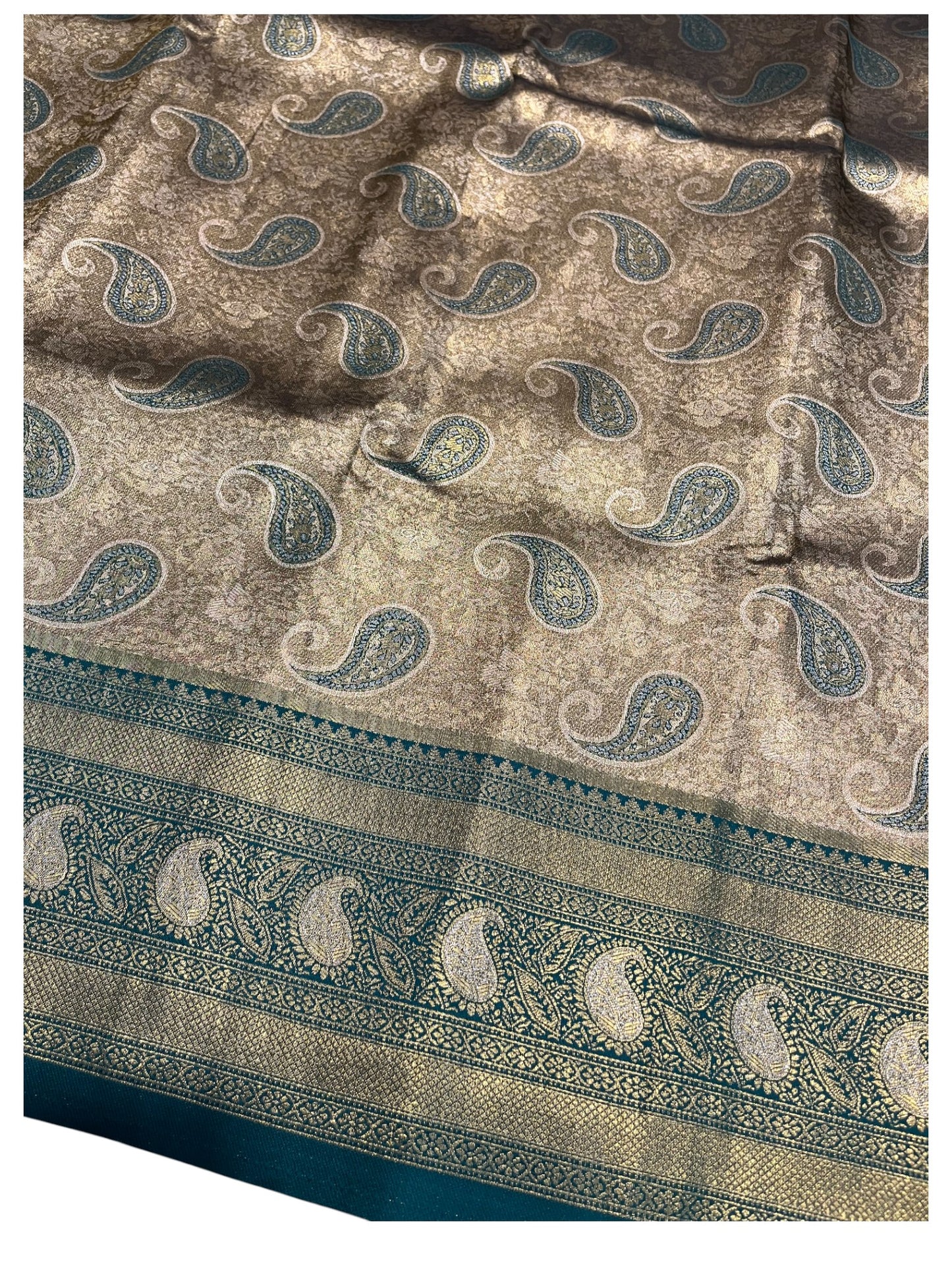 Southloom Semi Silk Saree with Woven Work on Body and Borders
