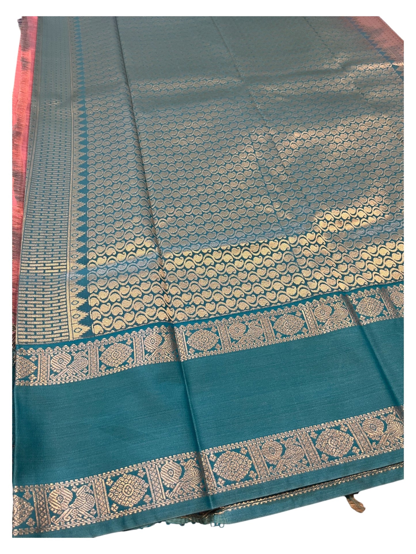 Southloom Banarasi Semi Silk Saree with Woven Work on Body