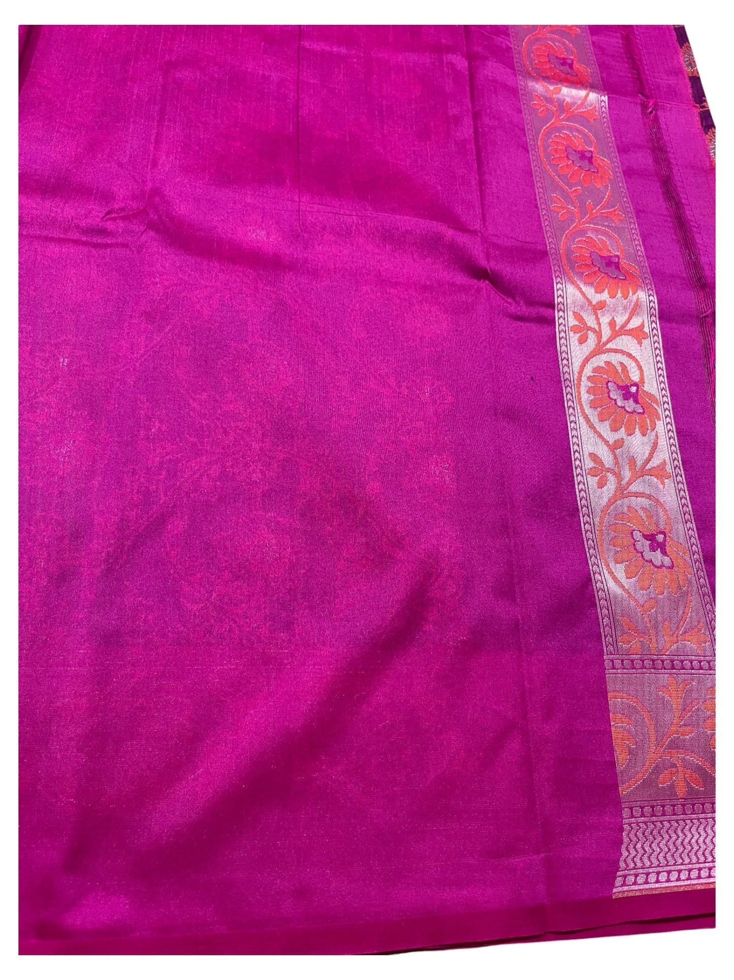 Southloom  Banarasi Silk Saree with Woven Work on Body and Borders