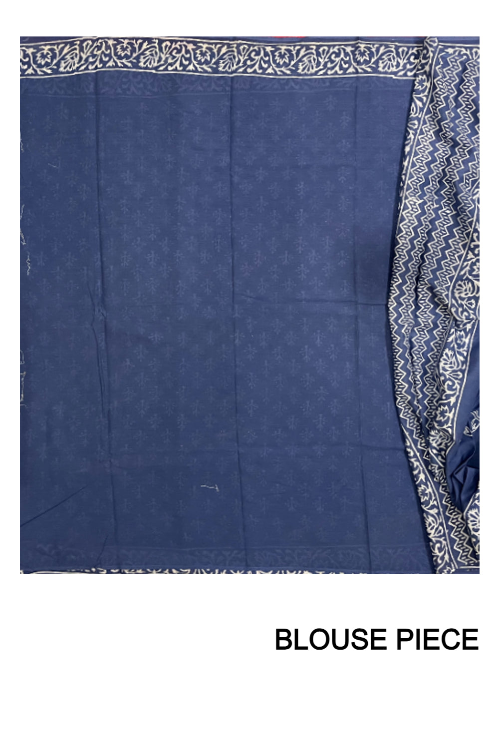 Southloom Mul Cotton Greyish Blue Designer Printed Saree