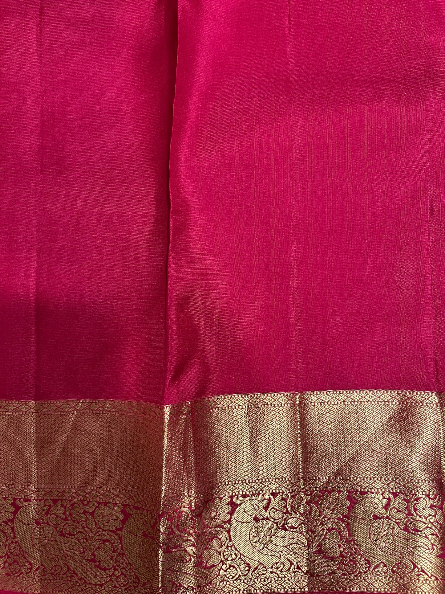 Southloom Pure Handloom Bridal Kanchipuram Silk Saree with Korvai Work