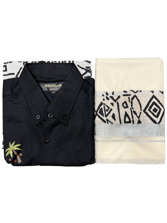 Southloom Stylish & Classy Budget Combo Shirt + Mundu for Men
