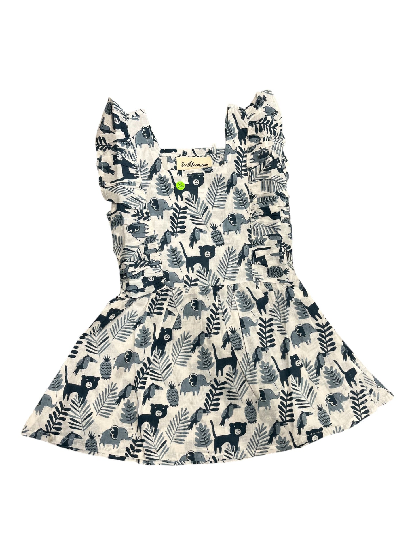 Southloom Pure Cotton Jaipur Printed Frocks for Girls (Age 1-2)