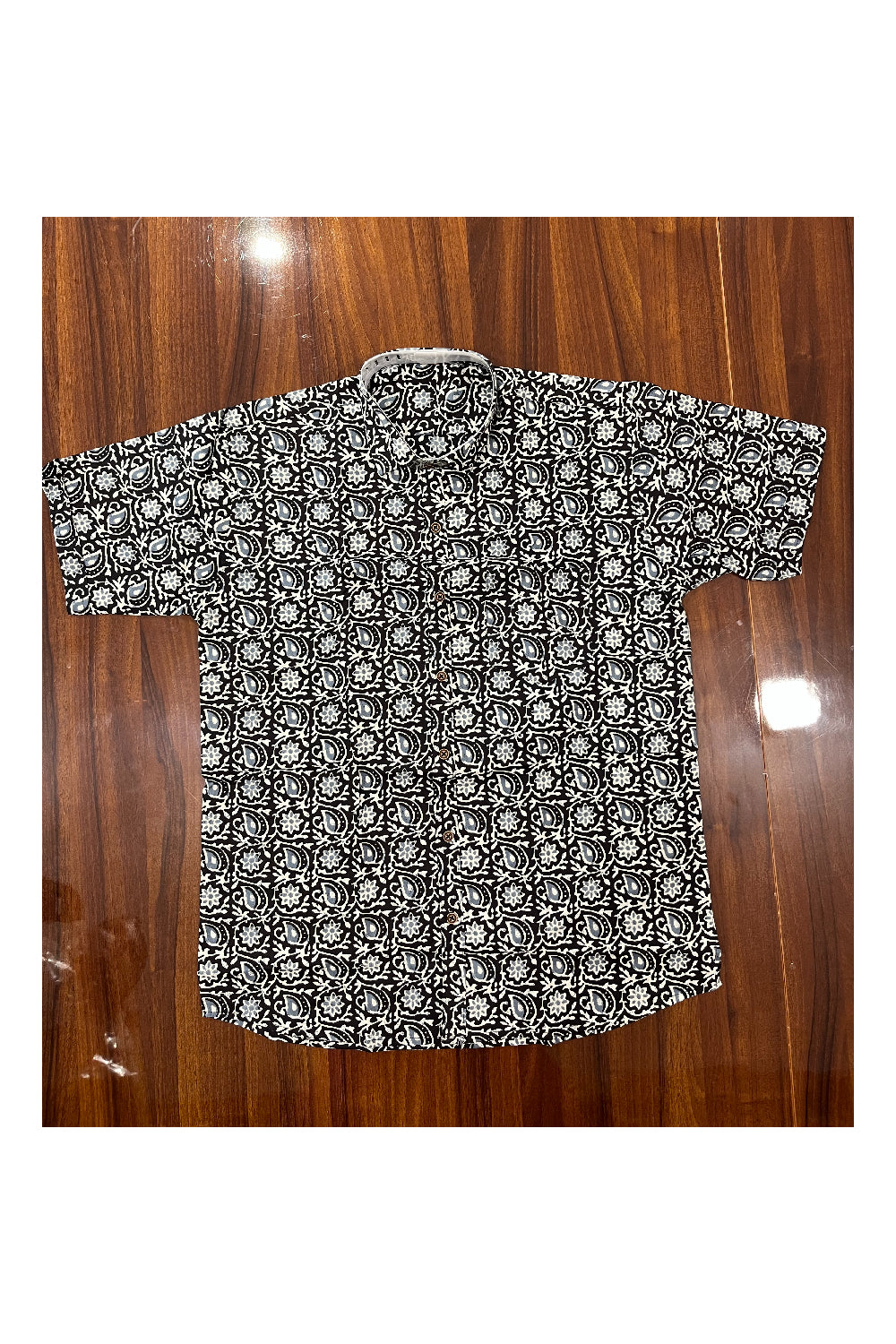 Southloom Jaipur Pure Cotton Printed Shirt For Men (Large)